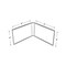 Azar Displays Clear Acrylic Double Photo Holder, Side by Side Dual Frame, Size 6'' W x 4'' H, 2PK 107727-GS-2PK - alternate 2